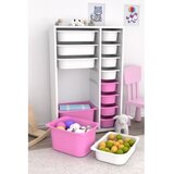 Hanah home višenamenske police rine 2D4K8U white pink | ePonuda.com