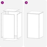  Stalak za biljke 2 pcs Rđa 40 x 40 x 80 cm Otporni čelik | shoptok.hr