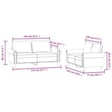 2-dijelni set sofa s jastucima smeđi baršunasti | shoptok.hr