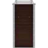  Povišena vrtna gredica smeđa 100 x 40 x 77 cm pocinčani čelik | Eponuda.ba