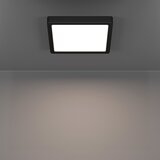 Eglo 901374-LED RGBW prigušiva kupatilsko stropno svetlo FUEVA-Z LED/10,5W/230V 22x22cm IP44 crna | Eponuda.com