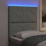  LED glava kreveta Svijetlo siva 80 cm Baršun | shoptok.hr