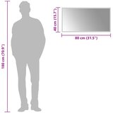  LED kupaonsko ogledalo s ogledalom *Transparent*an 80 x 40 cm | shoptok.hr