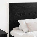  Uzglavlje s uzglavljem Crni hrast 100 cm Konstruirano drvo | shoptok.hr