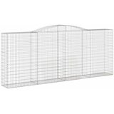  Lučne gabionske košare 25kom 400x50x160/180cm pocinčano željezo | shoptok.hr