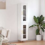  Visoka komoda bijeli 34 5x34x180 cm od konstruiranog drva | shoptok.hr