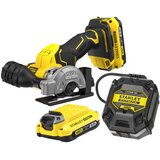 Stanley SFMCM300D2-QW 18 V Akku rezac 2 Višefunkcijski materijala V20 bez x 2,0 cetkica, ukljucujuci Ah baterije | shoptok.hr