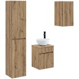 Set namještaja za kupaonicu 3 kom. Hrast artisan | shoptok.hr