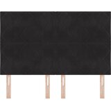  Uzglavlje Crna 160 cm Baršun | shoptok.hr