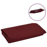  Nadomestna tkanina za senčnik bordo rdeča 350 cm | Shoptok.si