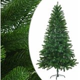  Umjetno osvijetljeno božićno drvce s kuglicama 150 cm zeleno | shoptok.hr