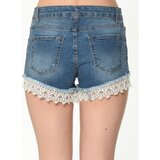 Dewberry Z6330 WOMEN'S JEAN SHORTS-PLAIN BLUE | shoptok.hr