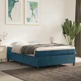  Okvir za krevet s oprugom tamnoplavi 140x190 cm baršunasti | shoptok.hr