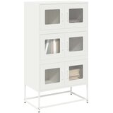 vidaXL Visoka ploča bijela 68x39x123 cm čelik | shoptok.hr
