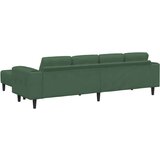  Tkaninska sofa s jastukom Tamnozelena Baršunasta tkanina | shoptok.hr