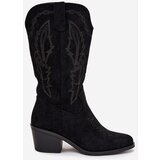 VINCEZA Women's Cowboy Boots Heeled Insulated | shoptok.hr