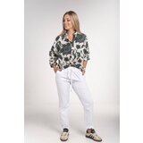 xtd MODA Floral print teal shirt | ePonuda.com