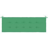  Jastuk za vrtnu klupu zeleni 150 x 50 x 3 cm od tkanine Oxford | shoptok.hr