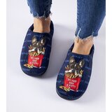 Gemre Navy Blue Soft Slippers Frenchfries | shoptok.hr