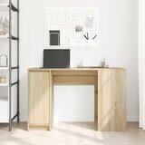 vidaXL Pisalna miza sonoma hrast 120x42x76 cm inženirski les | Shoptok.si
