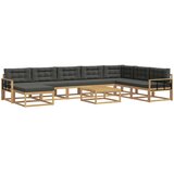  Set vanjskih sofa 9 kom. Bijela i antracit | shoptok.hr
