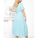 Resti Women's blue maxi dress with a tie - Clothing | Eponuda.ba
