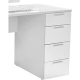 Lesnina-XXXL Pisalna Miza Larry Ii New, Bela | Shoptok.si