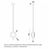 monari 20 VISILICA 1.5W 3000K Cene