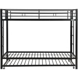 Lumor Dvoposteljna postelja 90x200 cm En Métal - Avec Un Lit Gigogne 90x190 cm à Roulette - Black, (22156743) | Shoptok.si