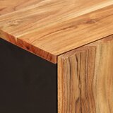  Komoda s 4 vrata 60 x 33 x 75 cm od masivnog bagremovog drva | shoptok.hr