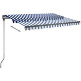  Prostostoječa avtomatska tenda 300x250 cm modra/bela, (20728713) | Shoptok.si