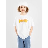 Thrasher Flame Kids Kids T-shirt white Cene
