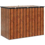  Kutija za spremanje u vrtu Smeđa 151 5 x 82 x 110 5 cm Čelik | shoptok.hr