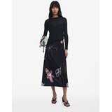 Desigual Obleka svetlo modra / puder / črna | Shoptok.si