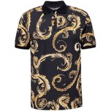 Versace Jeans Couture Majica 'Magliette' temno rjava / rumena / črna / off-bela Cene