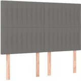  s oprugama i madracem tamnosivi 140x190 cm od tkanine | shoptok.hr