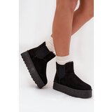 Boto Women's Snow Boots With Elastic Insert Black Kiora | Shoptok.si