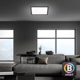 BRILONER 7060-015 - LED prigušiva panel SLIM 22W/230V 42x42 cm crna Wi-Fi Tuya + daljinski upravljač | Eponuda.com