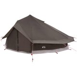 Tipi šator Smeđa siva 800 x 800 x 430 cm Poliester i čelik | Eponuda.ba
