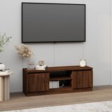 The Living Store TV omarica z vrati rjav hrast 102x30x36 cm - TV Omarica Z Vrati, (21376524) | Shoptok.si