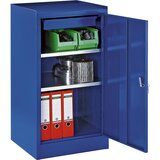 eurokraft basic omara za orodje, 1 predal, 2 polici, vxšxg 1000 x 500 x 500 mm, modro siva ral 7031 | Shoptok.si