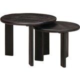  Mize za kavo z gnezdenjem 2 pcs Bela Masiven les manga, (5000120489) | Shoptok.si