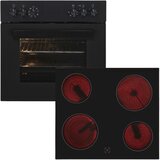 EXQUISIT Izvrstna vgradna pecica - v mat EHE367-U-120-Set komplet crni barvi, elektricni komplet pecice. | Shoptok.si
