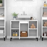 Ormarić za umivaonik bijeli 80 x 33 x 60 cm konstruirano drvo | shoptok.hr