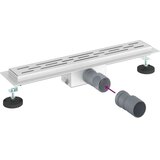  Odvod za prho s stekleno zaščito srebrna 50 cm, (5000112436) | Shoptok.si