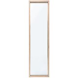 YES EVERYDAY Stensko ogledalo z lesenim okvirjem 32x122 cm Tiziano – Cene