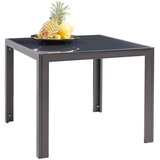 Ambia Garden VRTNA MIZA kovina, steklo antracit | Shoptok.si
