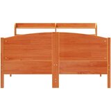  Okvir kreveta bez madraca voštano smeđi 135x190 cm od borovine | shoptok.hr