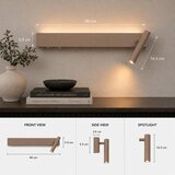 Brilagi LED zidna reflektorska svetiljka ARLIX LED/3W/230V + LED/7W bež CRI 90 | Eponuda.com
