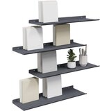  Polica na zidu s policom Zidne 4 pcs Antracit 60 x 18 x 2 5 cm - Antracit 60 x 18 cm 4 | shoptok.hr